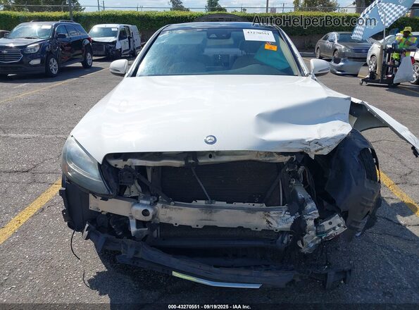 55SWF4JB8GU158516 2016 MERCEDES-BENZ C-CLASS White წინა პანელის ხედი