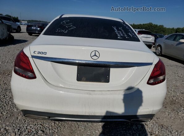 55SWF4JB8JU237868 2018 MERCEDES-BENZ C White 