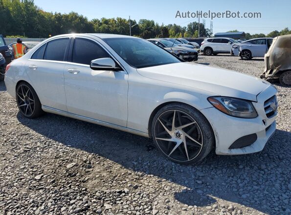 55SWF4JB8JU237868 2018 MERCEDES-BENZ C White 