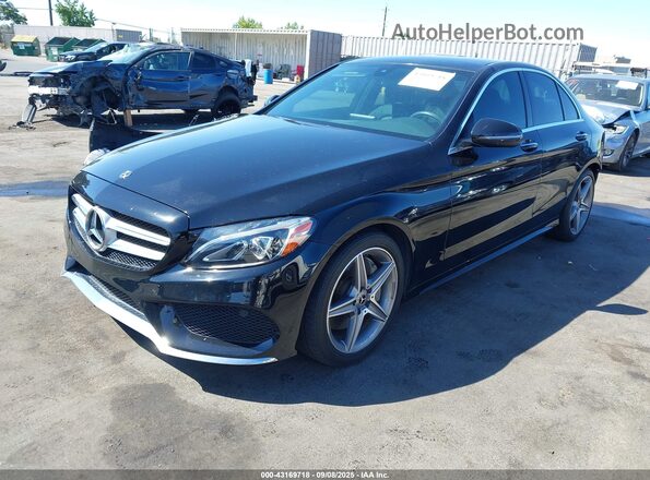 55SWF4JB8JU244206 2018 MERCEDES-BENZ C-CLASS Черный 