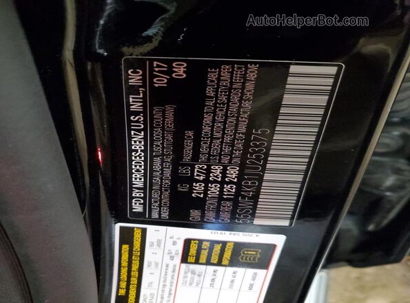 55SWF4KB1JU253375 2018 MERCEDES-BENZ C Black 