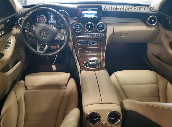 55SWF4KB1JU253375 2018 MERCEDES-BENZ C Black 
