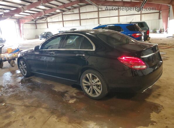 55SWF4KB1JU253375 2018 MERCEDES-BENZ C Black 