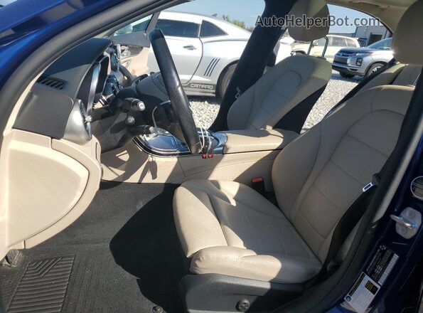55SWF4KB2JU260741 2018 MERCEDES-BENZ C Синий 