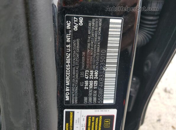 55SWF4KB3JU235010 2018 MERCEDES-BENZ C Black 