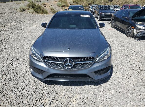 55SWF6EB2JU251965 2018 MERCEDES-BENZ C Gray 