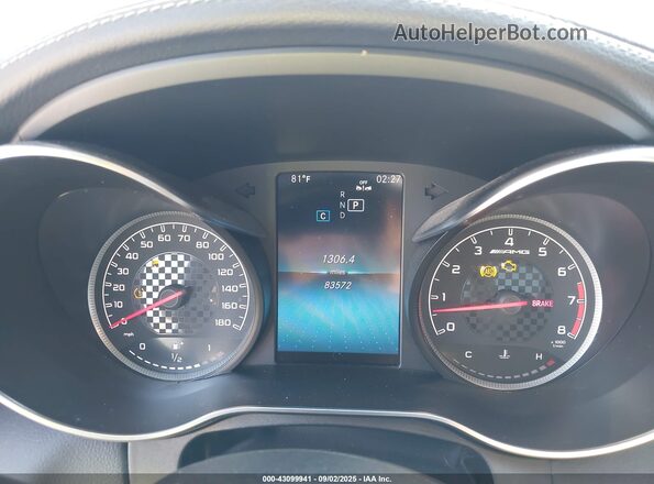 55SWF6EB3KU303427 2019 MERCEDES-BENZ AMG C 43 White Вид задніх сидінь