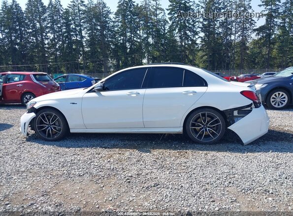 55SWF6EB3KU303427 2019 MERCEDES-BENZ AMG C 43 White Панорамний вид салону 360°
