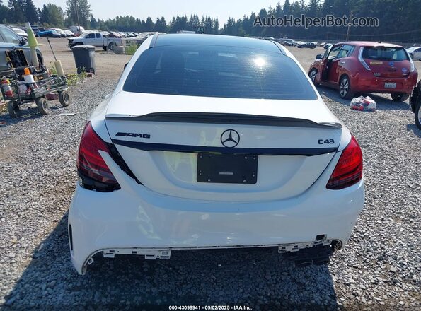 55SWF6EB3KU303427 2019 MERCEDES-BENZ AMG C 43 White 
