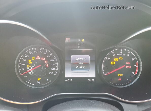 55SWF6EB7JU269622 2018 MERCEDES-BENZ C Blue 