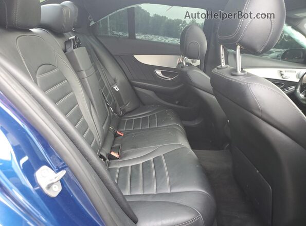 55SWF6EB7JU269622 2018 MERCEDES-BENZ C Blue 