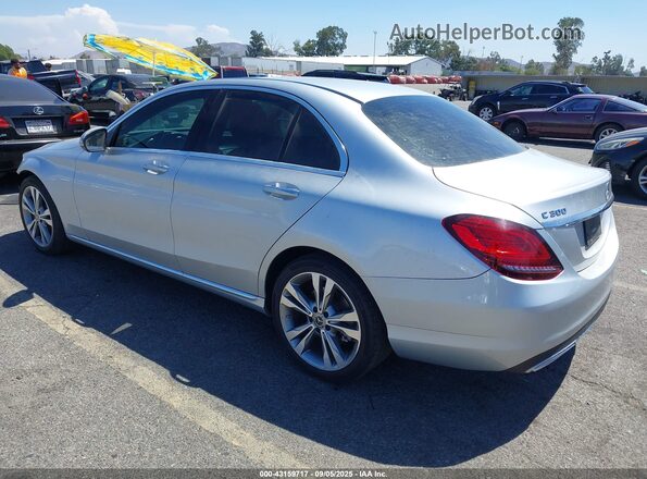 55SWF8DB4LU327220 2020 MERCEDES-BENZ C-CLASS Silver Rear left
