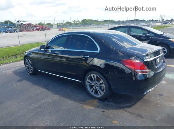 55SWF8DB5LU325993 2020 MERCEDES-BENZ C-CLASS Black Rear left