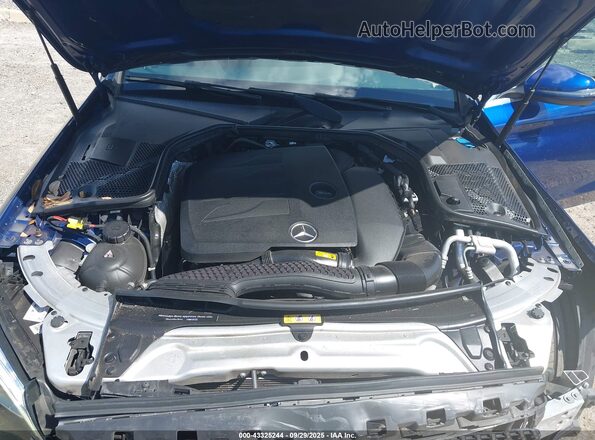 55SWF8DB9KU294424 2019 MERCEDES-BENZ C-CLASS Dark Blue Rear view