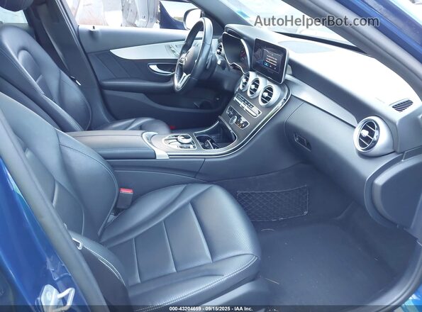55SWF8EB0LU326869 2020 MERCEDES-BENZ C Синий Вид салона спереди