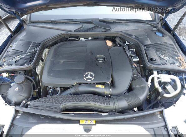 55SWF8EB0LU326869 2020 MERCEDES-BENZ C Синий Вид сзади