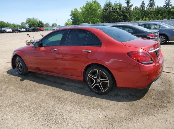 55SWF8EB5LU331856 2020 MERCEDES-BENZ C Red Tył lewy