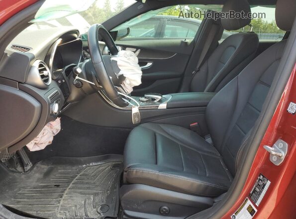 55SWF8EB5LU331856 2020 MERCEDES-BENZ C Red Widok wnętrza z przodu