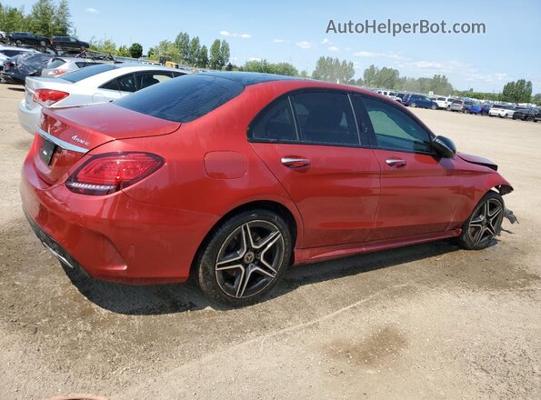 55SWF8EB5LU331856 2020 MERCEDES-BENZ C Red Tył prawy