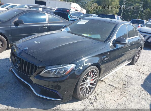55SWF8HB0GU128102 2016 MERCEDES-BENZ AMG C 63 Black Vista tres cuartos delantera izquierda