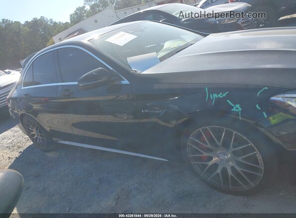 55SWF8HB0GU128102 2016 MERCEDES-BENZ AMG C 63 Black Vista interior trasera