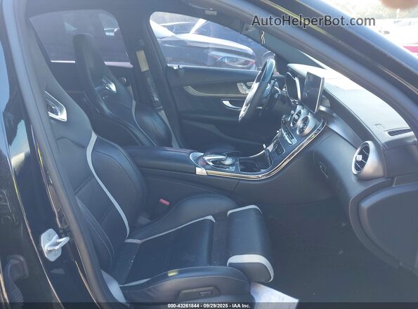 55SWF8HB0GU128102 2016 MERCEDES-BENZ AMG C 63 Black Vista interior delantera