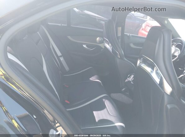 55SWF8HB0GU128102 2016 MERCEDES-BENZ AMG C 63 Black Vista de la etiqueta del VIN