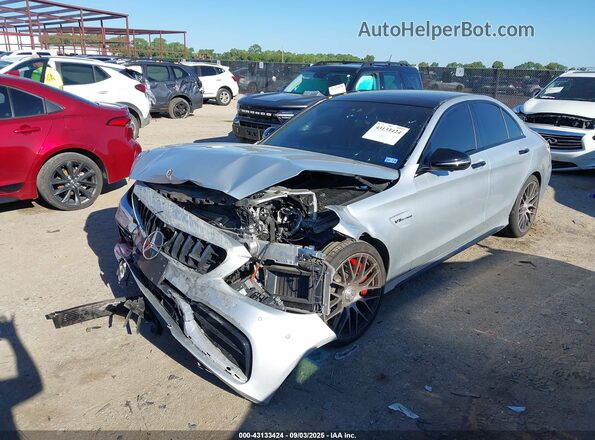 55SWF8HB0LU330237 2020 MERCEDES-BENZ C Silver Передня ліва чверть
