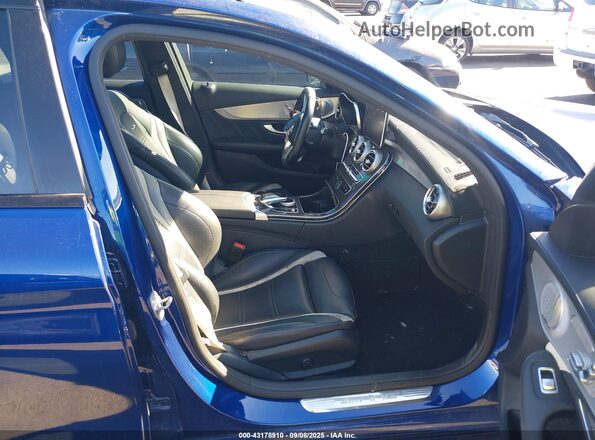 55SWF8HB1JU236235 2018 MERCEDES-BENZ AMG C 63 Blue Front interior view