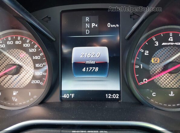 55SWF8HB1JU236235 2018 MERCEDES-BENZ AMG C 63 Blue Rear seats view