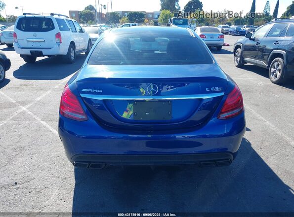 55SWF8HB1JU236235 2018 MERCEDES-BENZ AMG C 63 Blue 