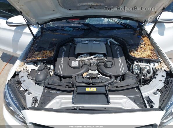 55SWF8HB3GU114520 2016 MERCEDES-BENZ AMG C 63 White Հետևի տեսք