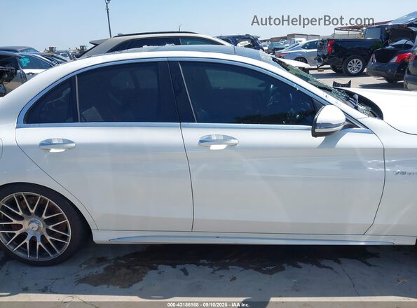 55SWF8HB3GU114520 2016 MERCEDES-BENZ AMG C 63 White Սալոնի հետևի տեսք