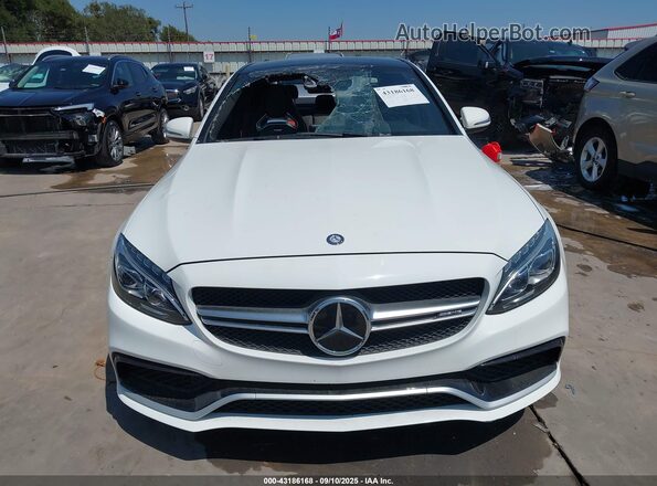 55SWF8HB3GU114520 2016 MERCEDES-BENZ AMG C 63 White Սարքավորումների վահանակի տեսք