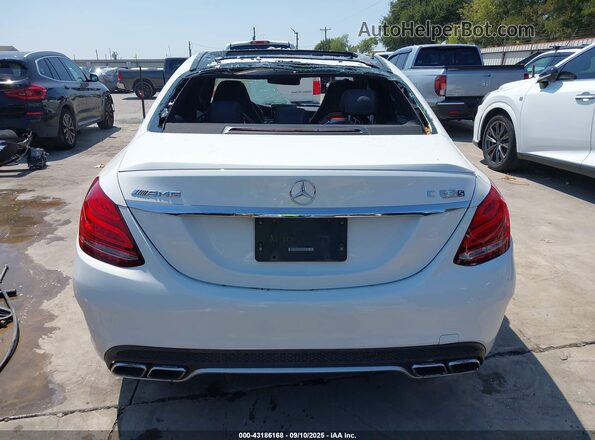 55SWF8HB3GU114520 2016 MERCEDES-BENZ AMG C 63 White 