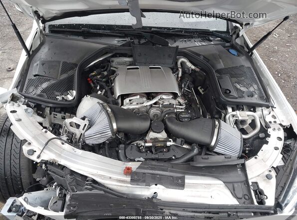 55SWF8HB8HU179607 2017 MERCEDES-BENZ AMG C 63 White Widok z tyłu