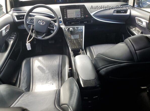 JTDBVRBD2KA006023 2019 TOYOTA MIRAI Blue ხელსაწყოთა პანელის ხედი