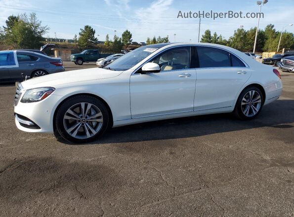WDDUG8GB1JA381006 2018 MERCEDES-BENZ S-CLASS Белый 