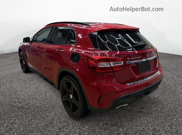 WDCTG4EB4GJ257896 2016 MERCEDES-BENZ GLA-CLASS Красный Задняя правая четверть