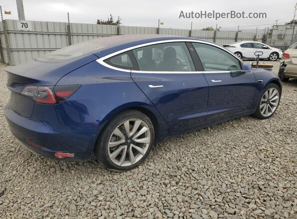 5YJ3E1EA8JF042800 2018 TESLA MODEL Синий 