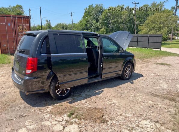 2C4RDGCG8HR749384 2017 DODGE CARAVAN Черный Передняя правая четверть