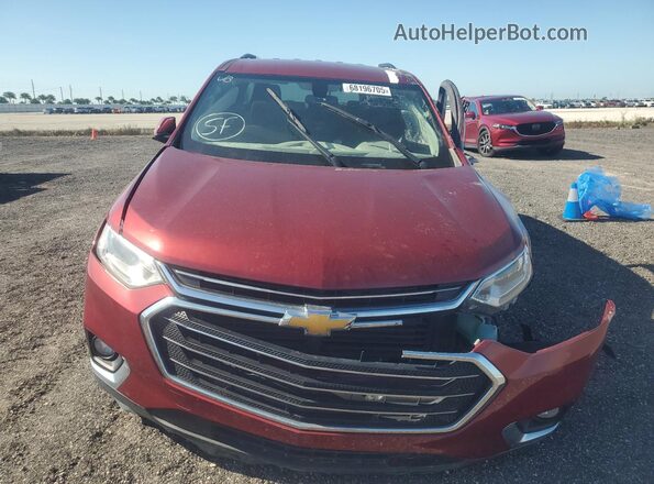 1GNERGKW6JJ281018 2018 CHEVROLET TRAVERSE Red 
