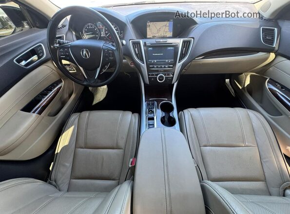 19UUB2F42LA005895 2020 ACURA TLX White Հետևի նստատեղերի տեսք
