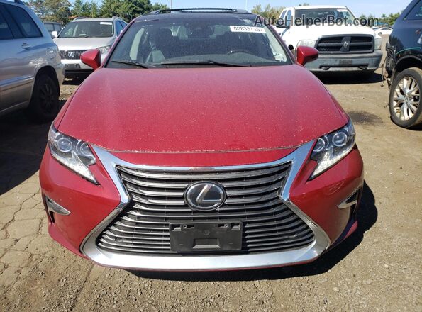 58ABK1GG0JU105289 2018 LEXUS ES Красный 