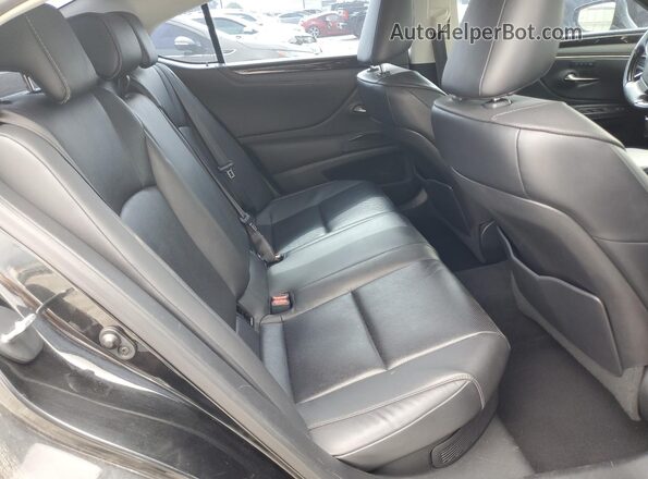 58AD21B19LU011782 2020 LEXUS ES Black უკანა სავარძლების ხედი