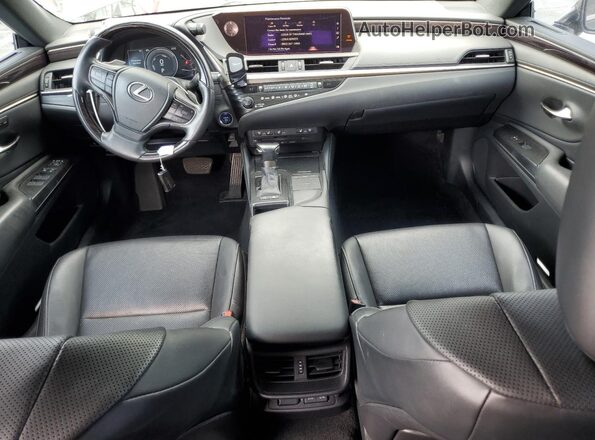 58AD21B19LU011782 2020 LEXUS ES Black წინა პანელის ხედი