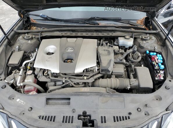 58AD21B19LU011782 2020 LEXUS ES Black უკანა სალონის ხედი