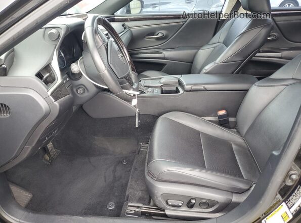 58AD21B19LU011782 2020 LEXUS ES Black წინა სალონის ხედი