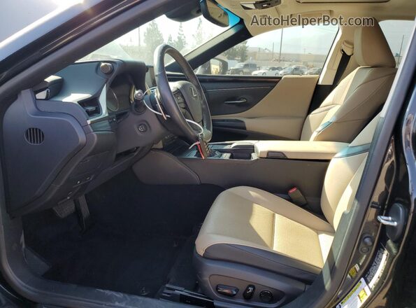 58ADA1C15MU012916 2021 LEXUS ES Black წინა სალონის ხედი