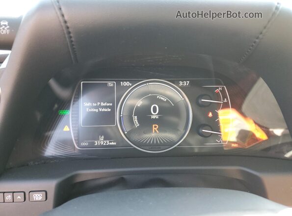 58ADA1C15MU012916 2021 LEXUS ES Black ხელსაწყოთა პანელის ხედი